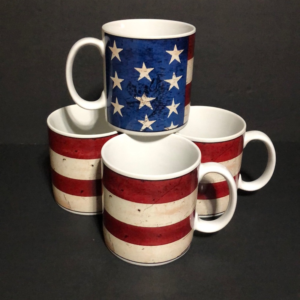 Warren Kimble/ Sakura Colonial Mugs set of 4